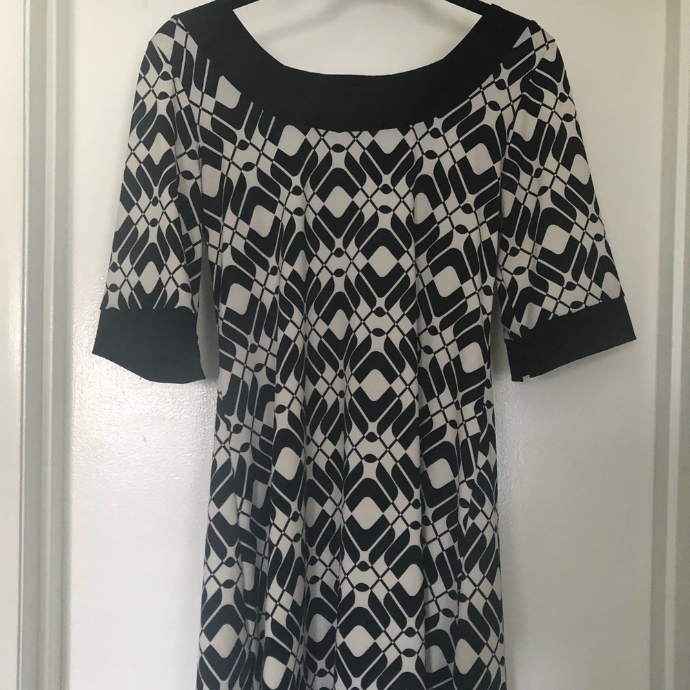 Black and white dress